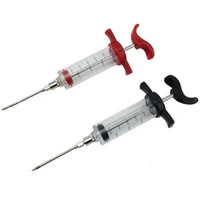 marinade injector flavor syringe cooking meat poultry turkey chicken bbq tool cooking syinge accessories kitchen tools
