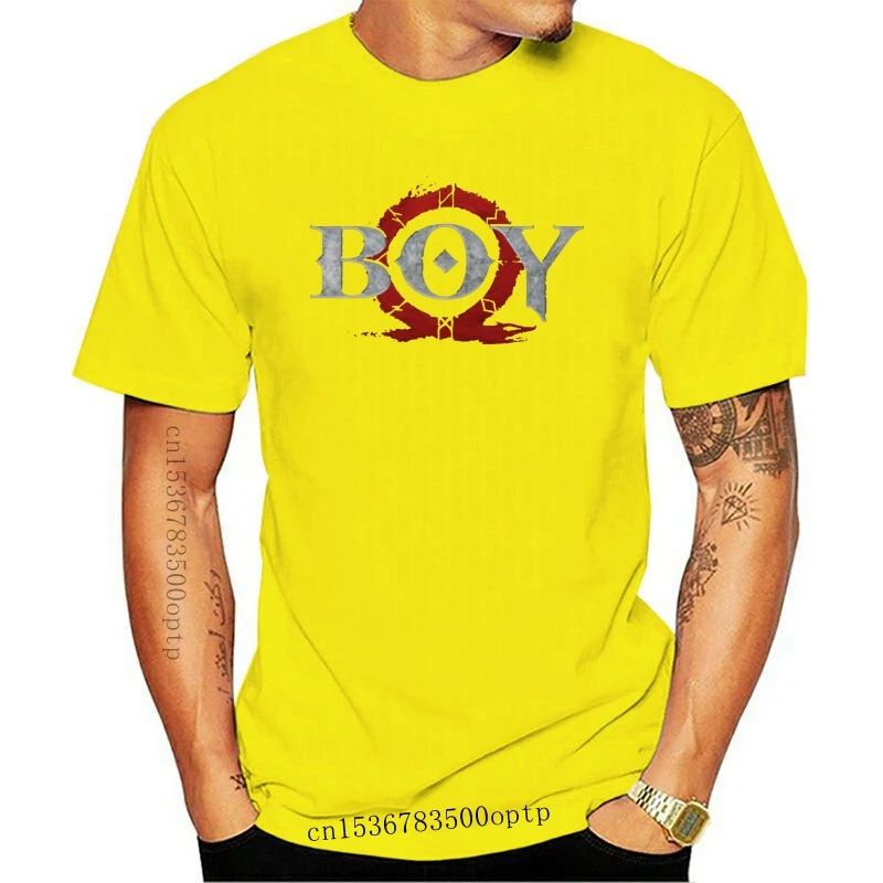 

New God Of War T Shirt Men 2021 God Of War TShirt Mens Gamers T-shirt Geek Graphic Camisa Boy Punk Top Shirts Gaming Tee Clothin
