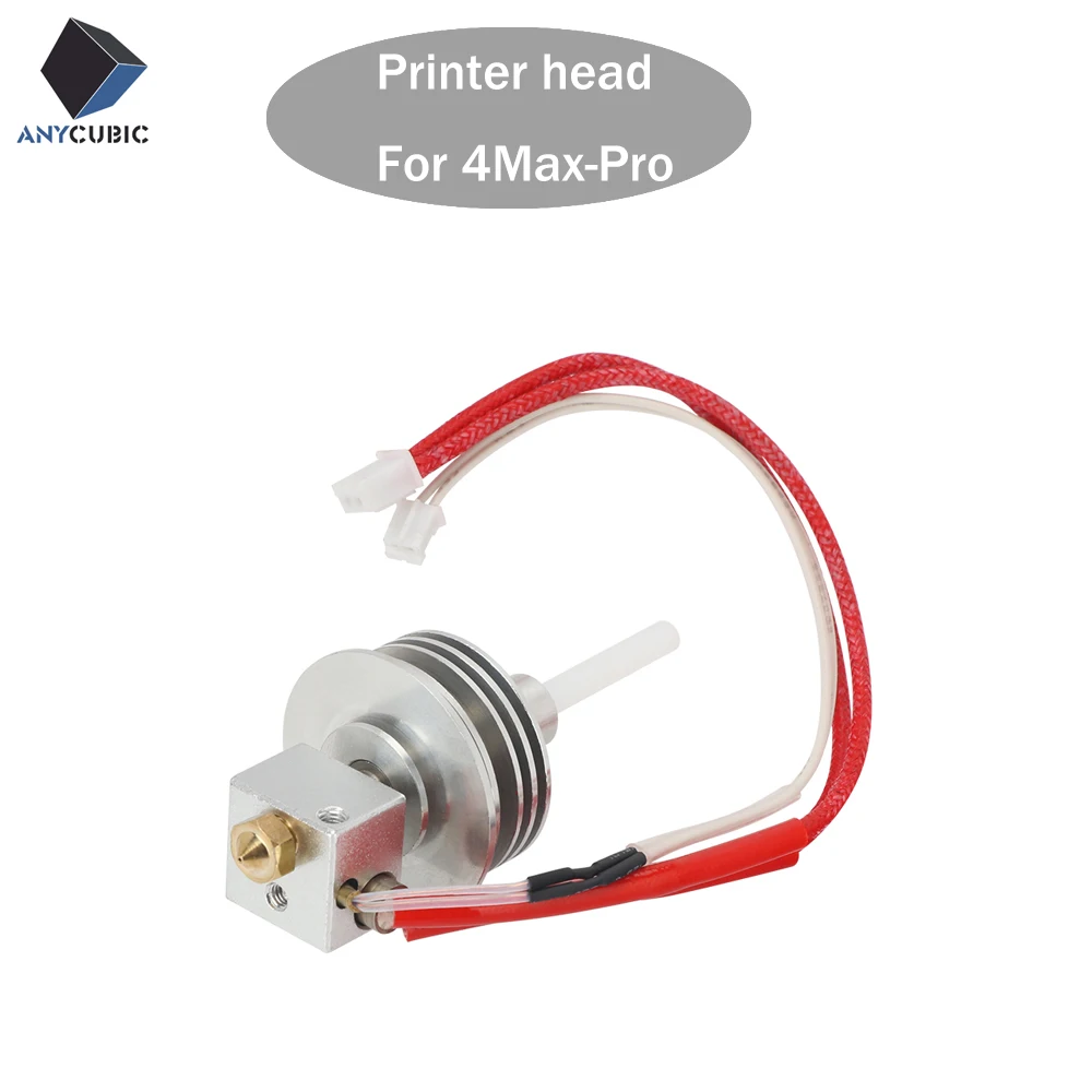 ANYCUBIC 4max pro 3D принтер Горячий Конец комплект печатающей головки с соплом 0 4 мм