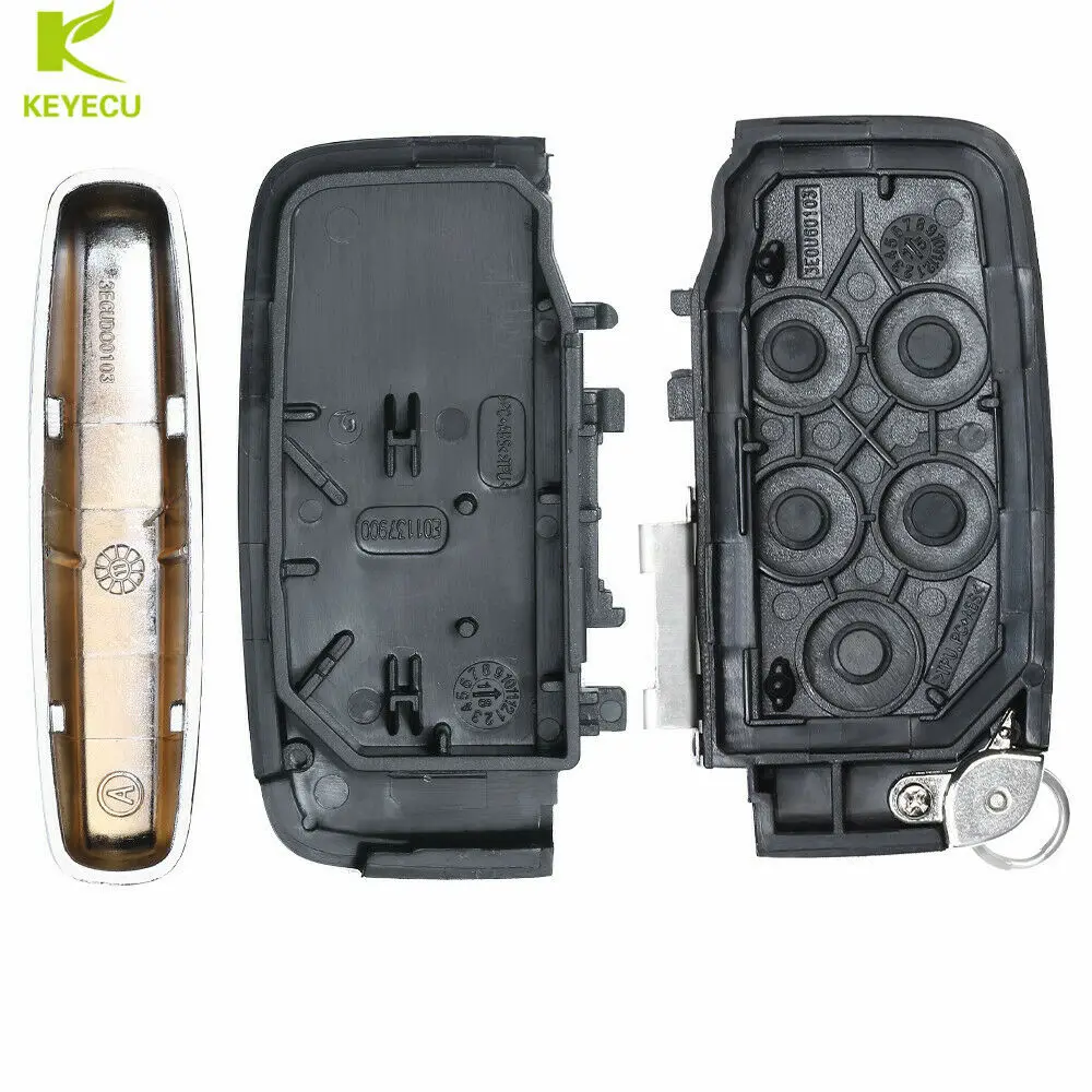 Смарт-чехол KEYECU для дистанционного ключа чехол с 5 кнопками Land Rover Discovery 4 Sport Evoque
