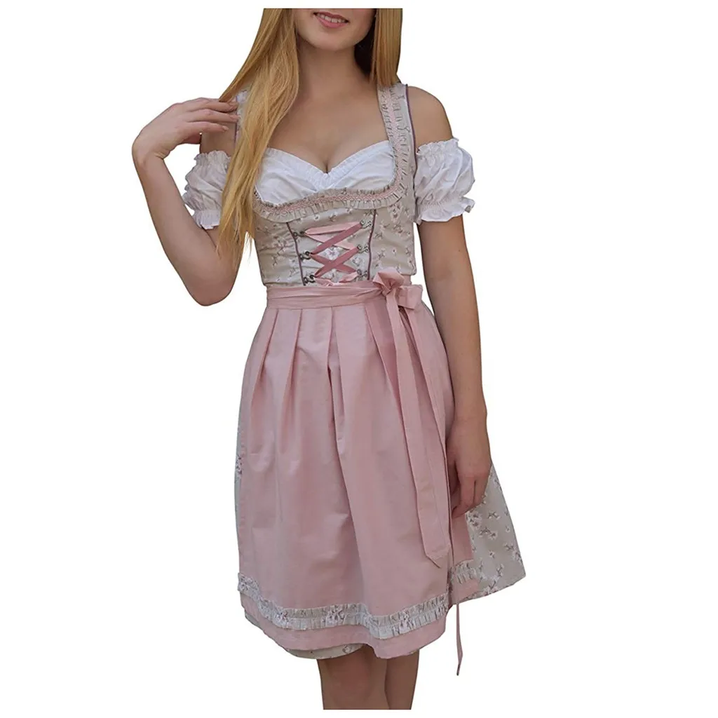 HSU 2019 горячая Распродажа пивной фестиваль женское сексуальное платье с цветочным