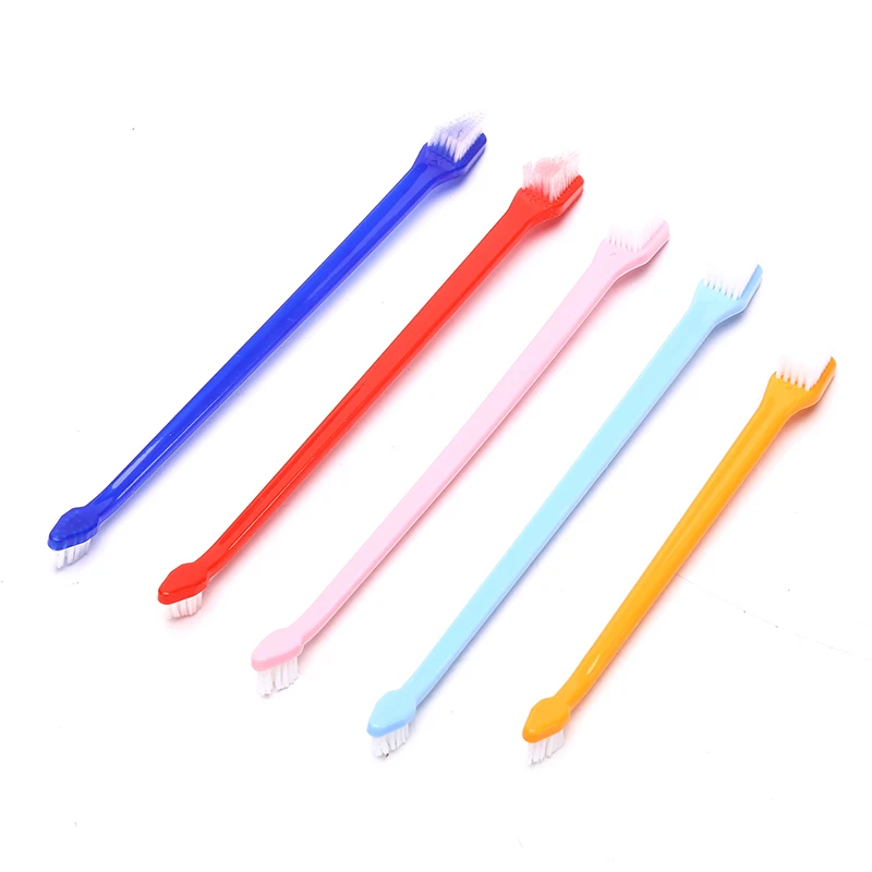 

5pcs Pet Cat Dog Tooth Finger Brush Dental Care For Pet Toothbrush