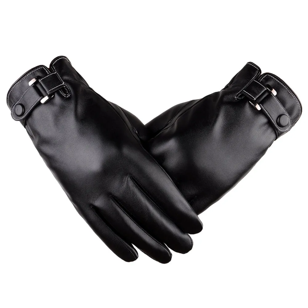 

Men Thermal Winter Gloves Sports Leather Full Finger Waterproof Windproof Gloves Touchscreen Gloves Luvas Motociclismo