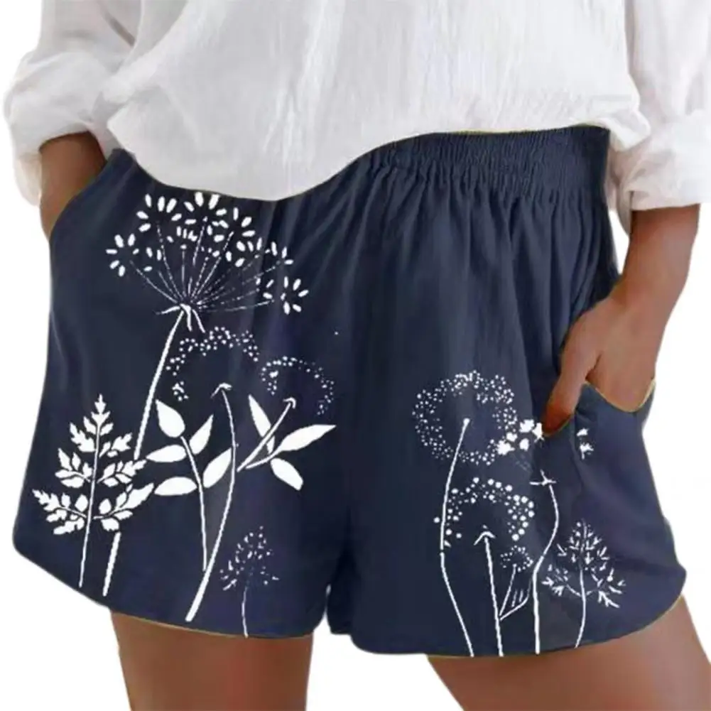 

Comfy Casual High Waist Women Casual Shorts Bottoms Loose Shorts Wide Leg for Travel