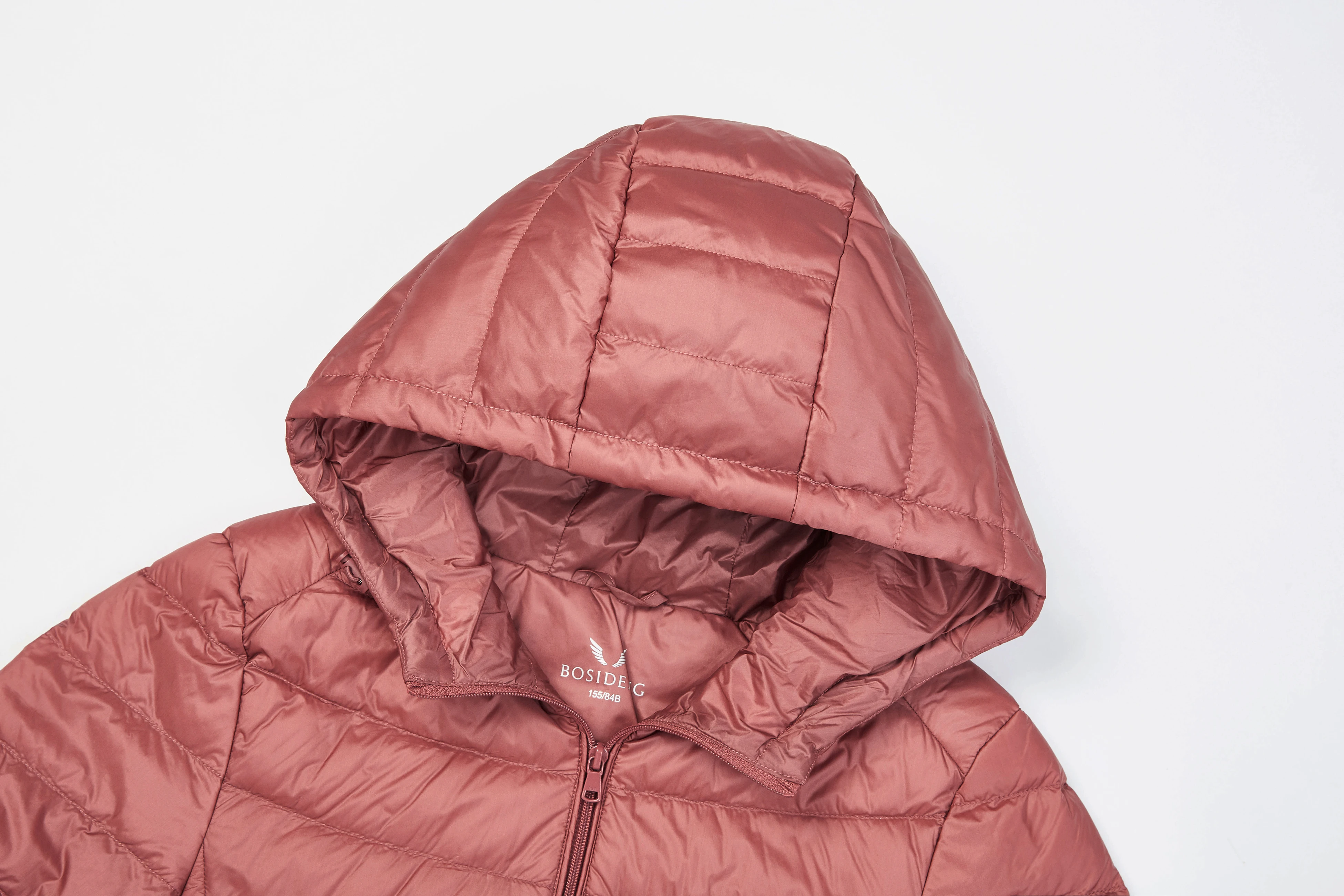 BOSIDENG новая пуховая куртка для женщин пуховик ультра светильник с капюшоном со