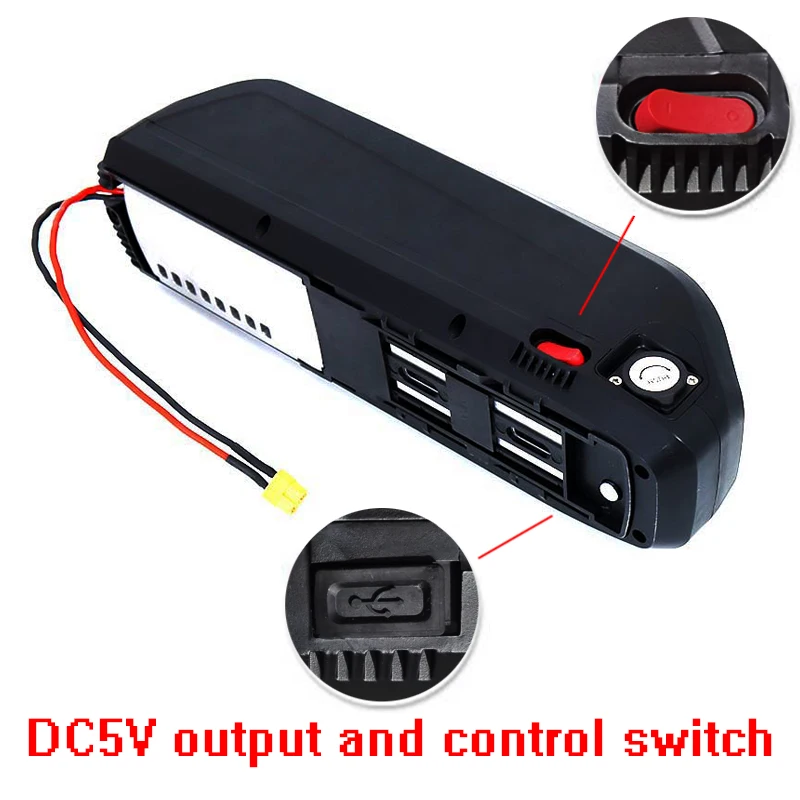 Оригинальный аккумулятор для электровелосипеда 36 в 10s 42V20Ah 18650 Hailong чехол с USB 500-1000