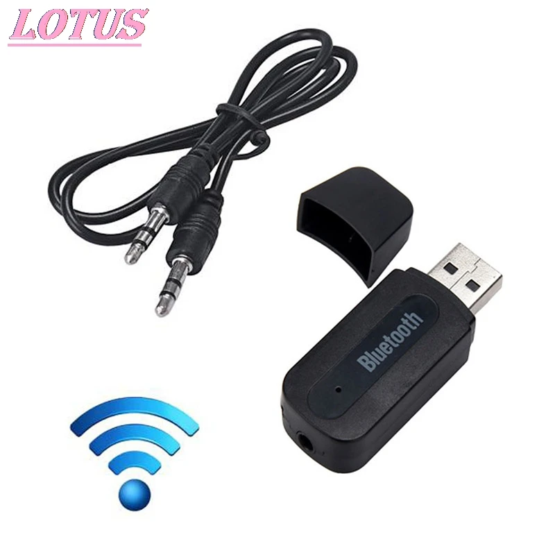 

3.5mm Jack USB Bluetooth AUX Wireless Car Audio Receiver A2DP Music Receiver Adapter For Android/IOS Mobile Phone 1PC