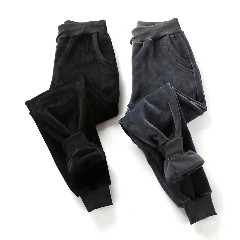 Зимние кашемировые теплые штаны-шаровары женские бархатные толстые Хлопковые