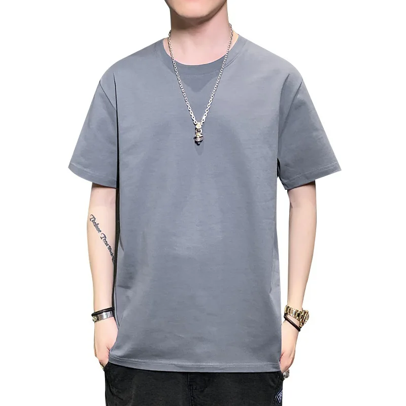 

The 2021 summer round collar fashion with short sleeves