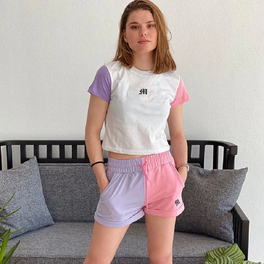

Short Sleeve Tees Women's T-shirts Harajuku Aesthetic Graphic Korean Style Clothes 2021 Korean Summer Fashion Causal Tshirt