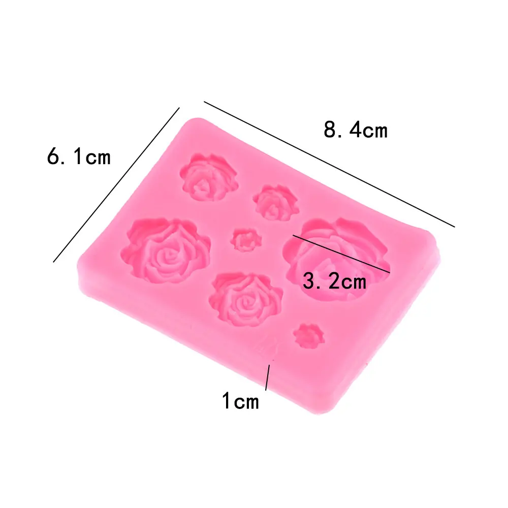 Силиконовая форма для торта 7 сеток роза шоколадная инструменты украшения