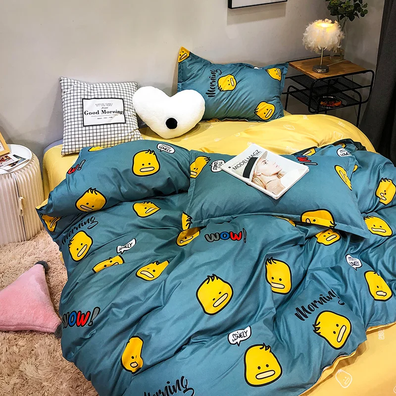 

CHICIEVE 1 Lovely Little Boy Two Pillowcases Bedding Sets Room High Quality Better Cheap A/B Sides Printing Quilt Cover Duvet