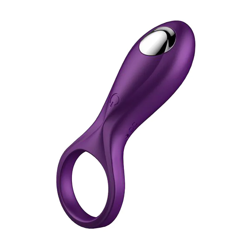 Мужское кольцо вибкольцо с USB зарядным замком для пары массажное задержкой