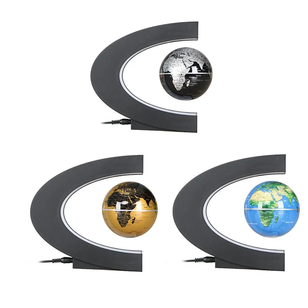 C Форма Магнитная подвеска глобус левитация география теллурион Обучающие
