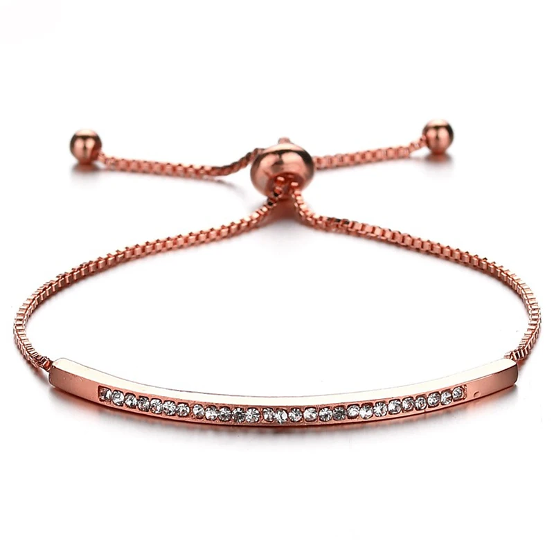 Новая Мода Регулируемая теннисная браслеты для женщин роскошный кубический