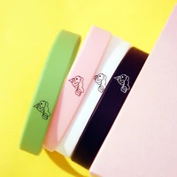 4pcscute unicorn cartoon same paragraph simple silicone male and female student couple sports bracelet bracelet jewelry trend