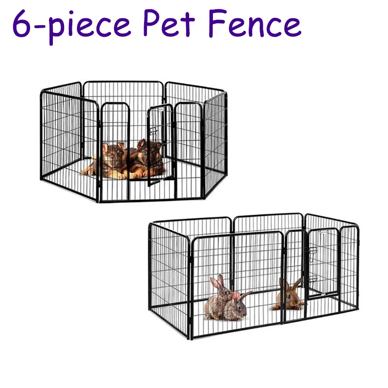 6/8 шт. регулируемые подвижные ворота для собак | Дом и сад