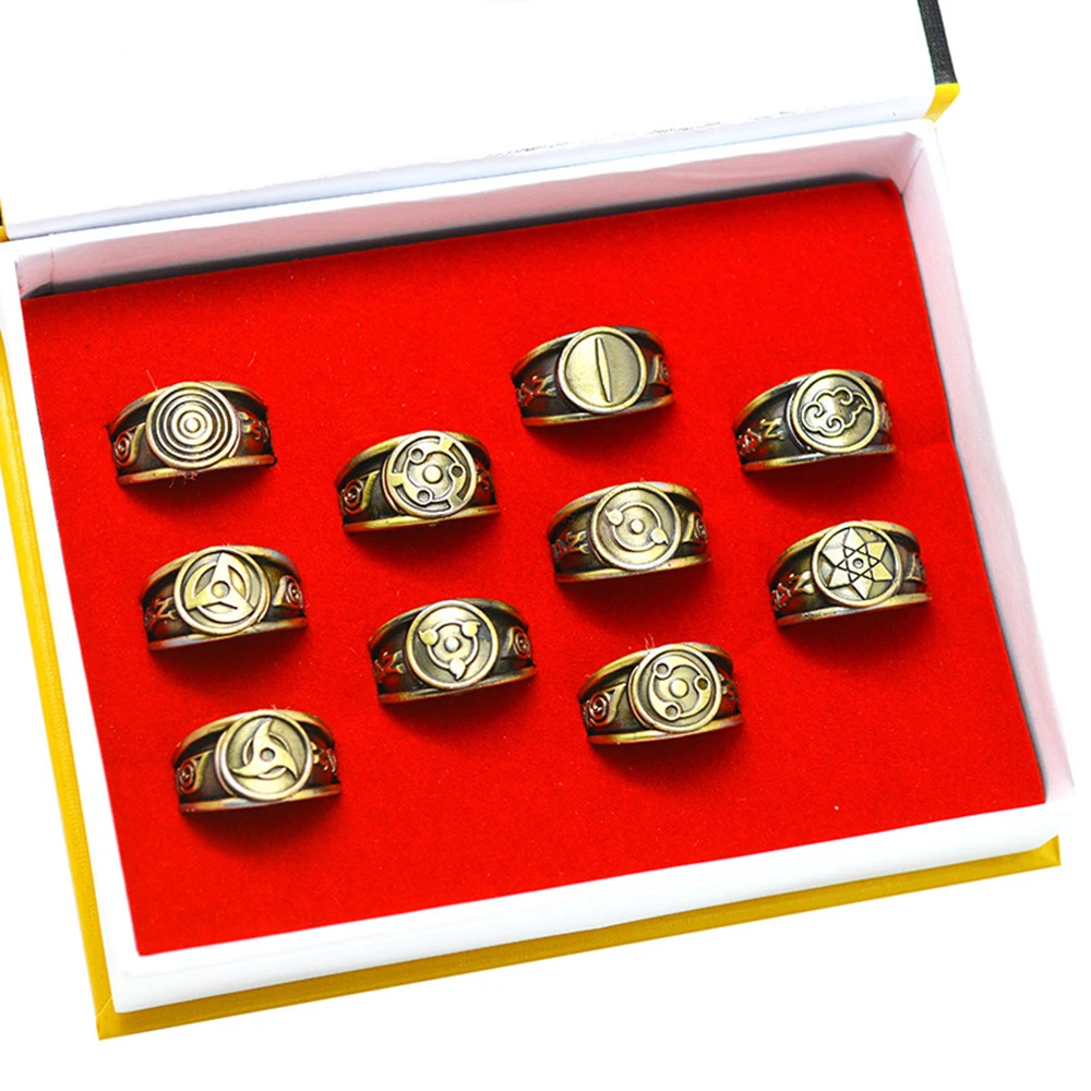 Аниме Хокаге ниндзя Akatsuki Косплэй кольцо в стиле Итачи боль Orojimaru Сасори Хидан