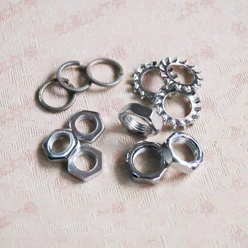 

M8 M10 M12 Hex Nuts 8mm 10mm Screw Caps M10 Spring Washers Plum Blossom Washer Screw Washers Flat Washers M10 I Shaped Nuts