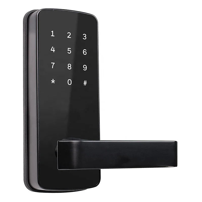 

Office Hotel Airbnb Remote Control ttlock Smart Digital Temporary Password App Card Door Handle Lock