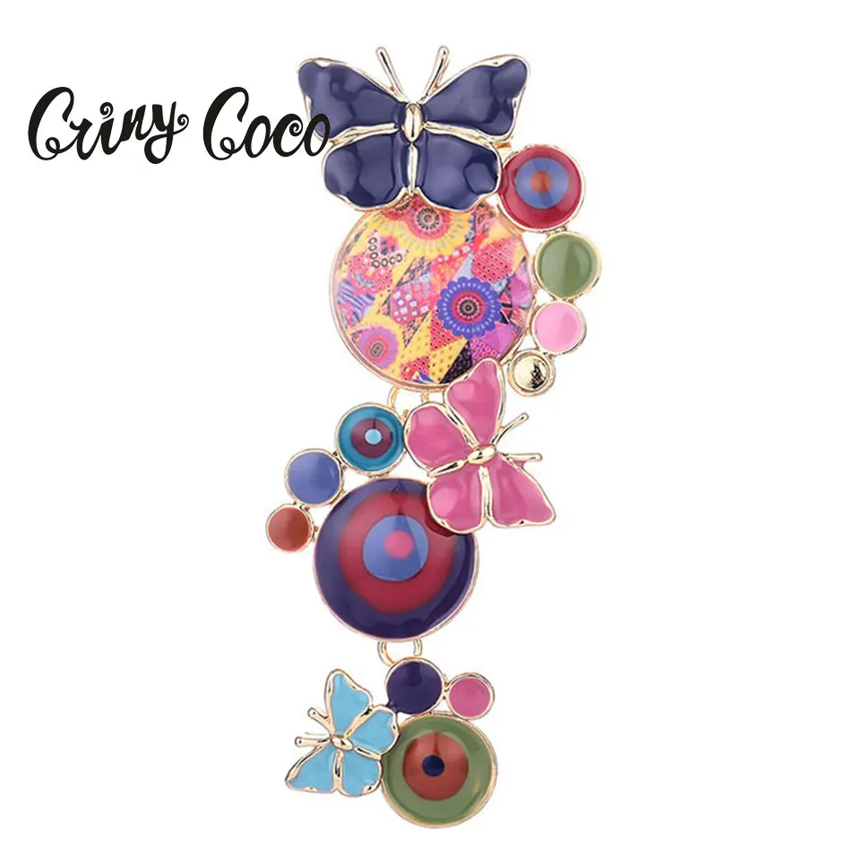 Красивые булавки Cring Coco брошка бабочка для женского платья пальто Очаровательная