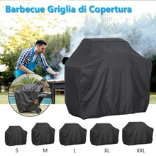 D2 Waterproof BBQ Grill Cover Barbeque Cover Anti Dust Rain UV Gas Charcoal Electric Barbe Barbecue Accessories Outdoor Garden