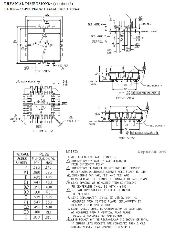 Программаторный адаптер PLCC32 на щуп 32 PLCC32-D32-щуп CNV-EP1M-32 тестовый разъем BIOS |