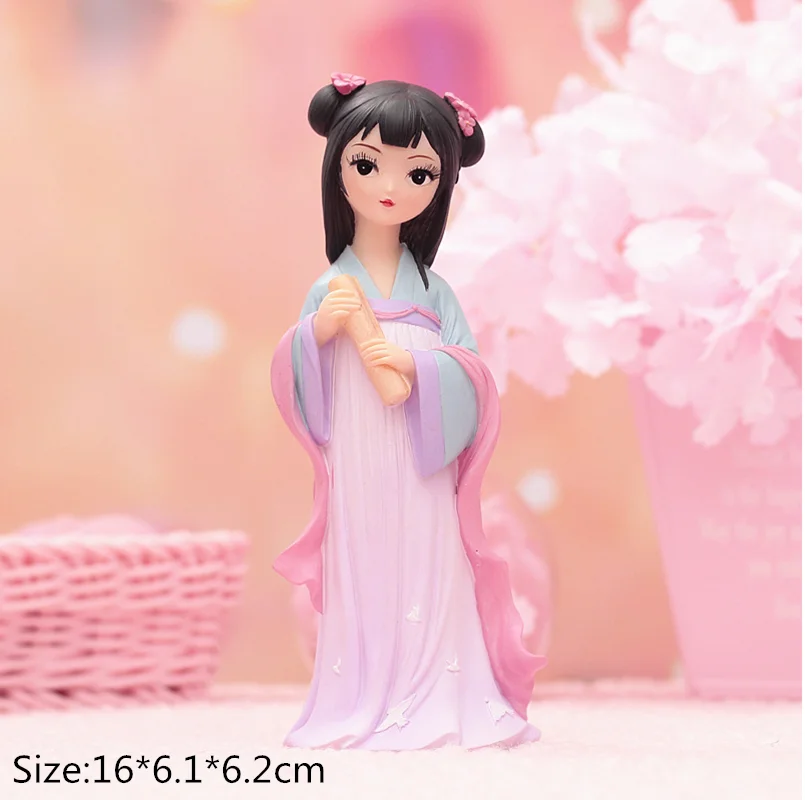 Take book Hanfu девушка Моделирование ремесла творческие украшения для дома милые