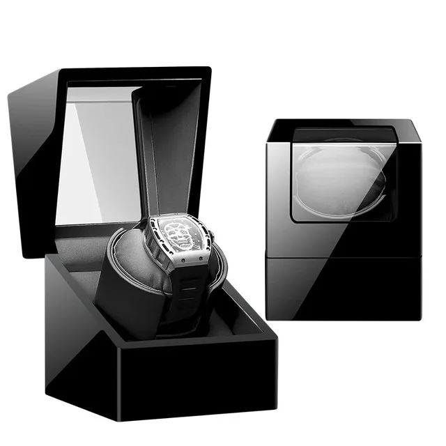 

Classic Uhrenbeweger Single Automatic Watch Winder Leather & Wooden Watch Box horloge Opwinder New Arrival Display Motor Winder