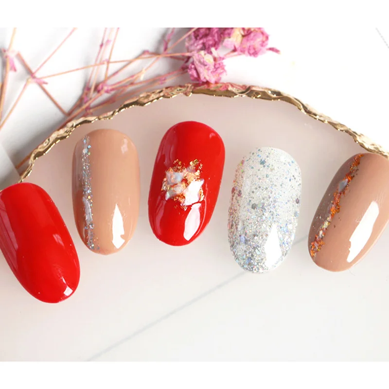 1 коробка золотые блестки для ногтей блестящие аксессуары фотоаксессуаров