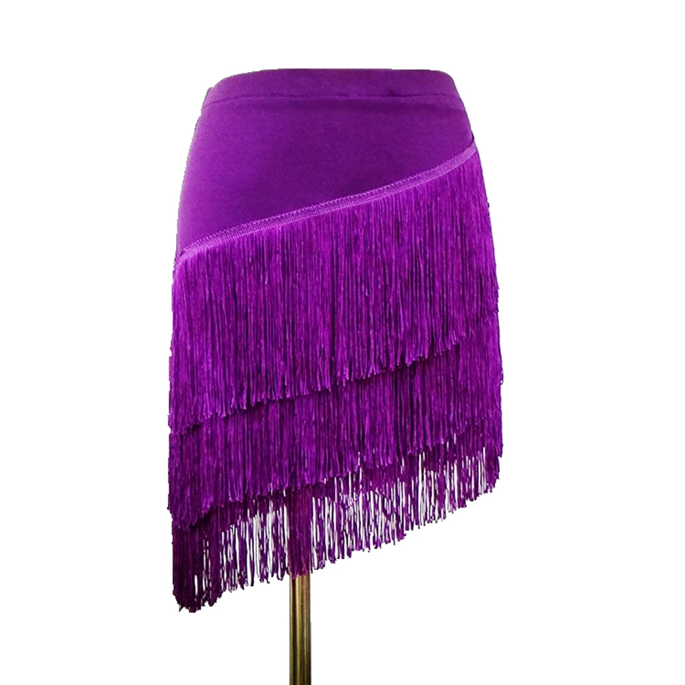 Женская юбка с бахромой для латиноамериканских танцев | Тематическая одежда и
