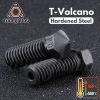 trianglelab hardened steel t volcano nozzles high temperature 3d printer pei peek carbon fiber filament for volcano hotend