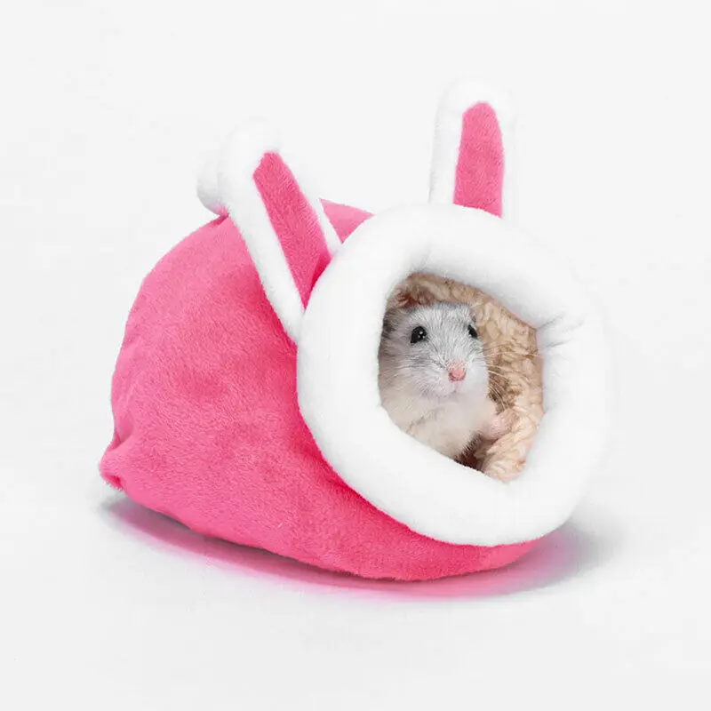 soft plush winter warm cute hamster cotton house small animal nest guinea pig squirrel mice rat sleepping bed keep warm nest free global shipping
