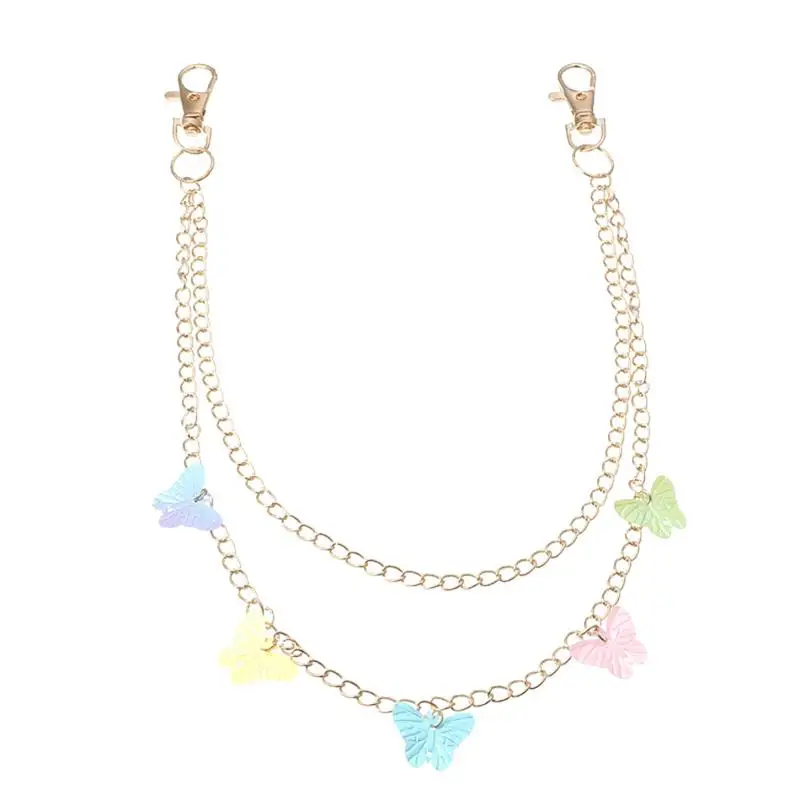 Цепочка на талию для женщин и девушек креативное украшение в виде бабочки