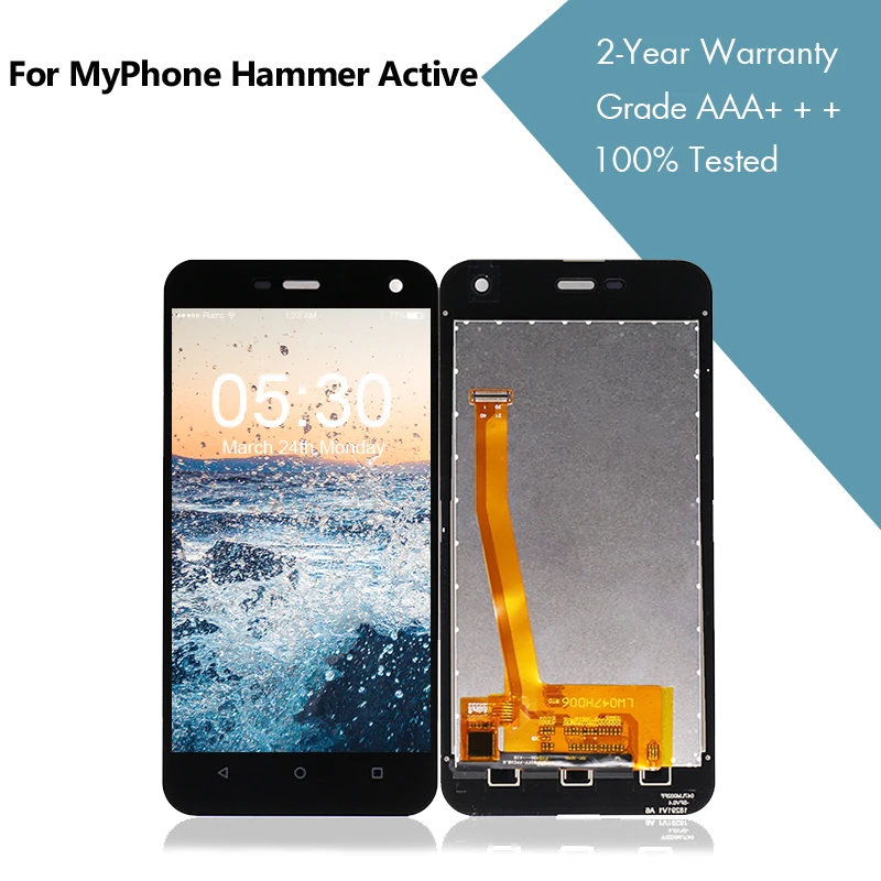 10 шт./лот для MYPHONE HAMMER активный ЖК-дисплей с кодирующий преобразователь