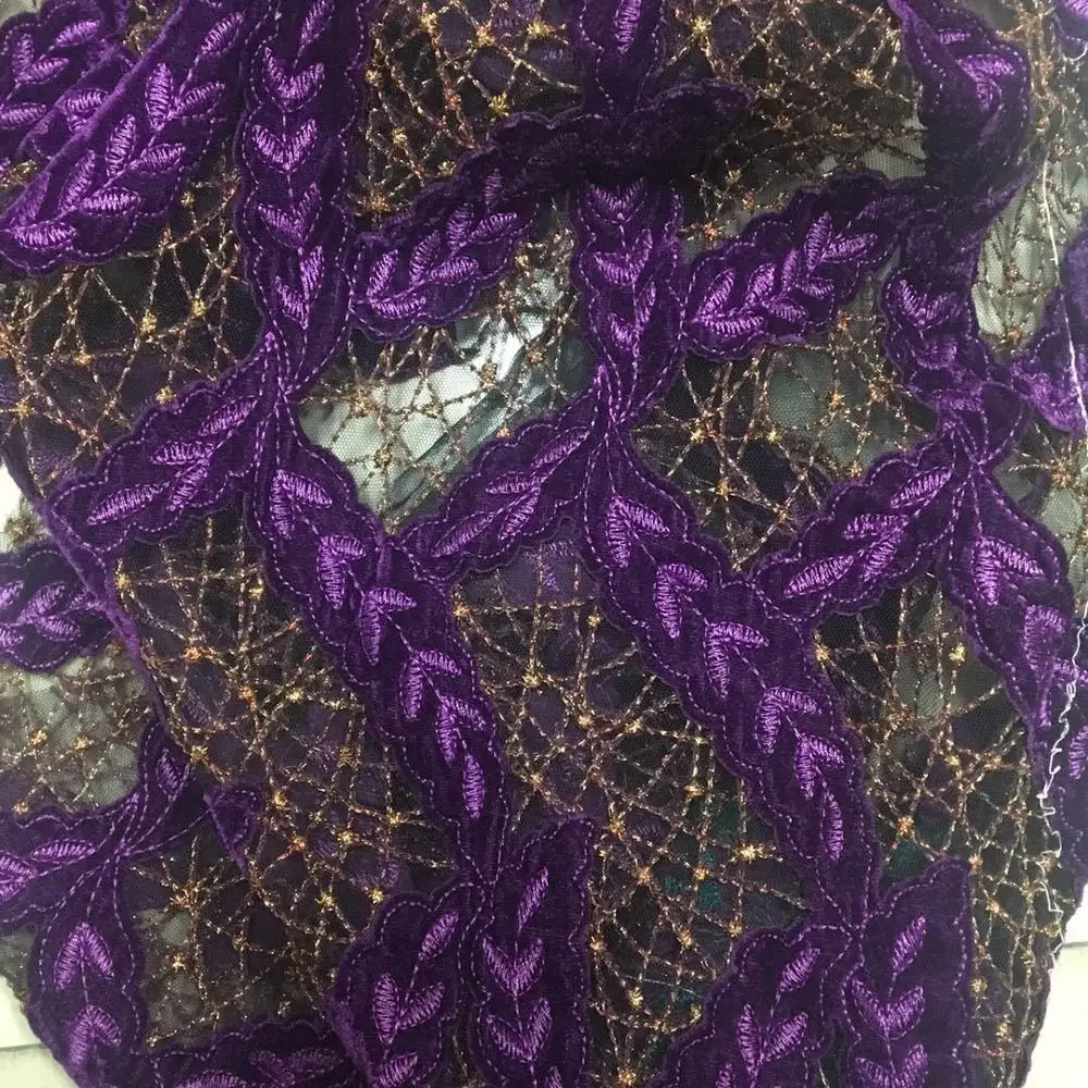 Высокое качество африканская DIY цветочная кружевная ткань нигерийские вышитые