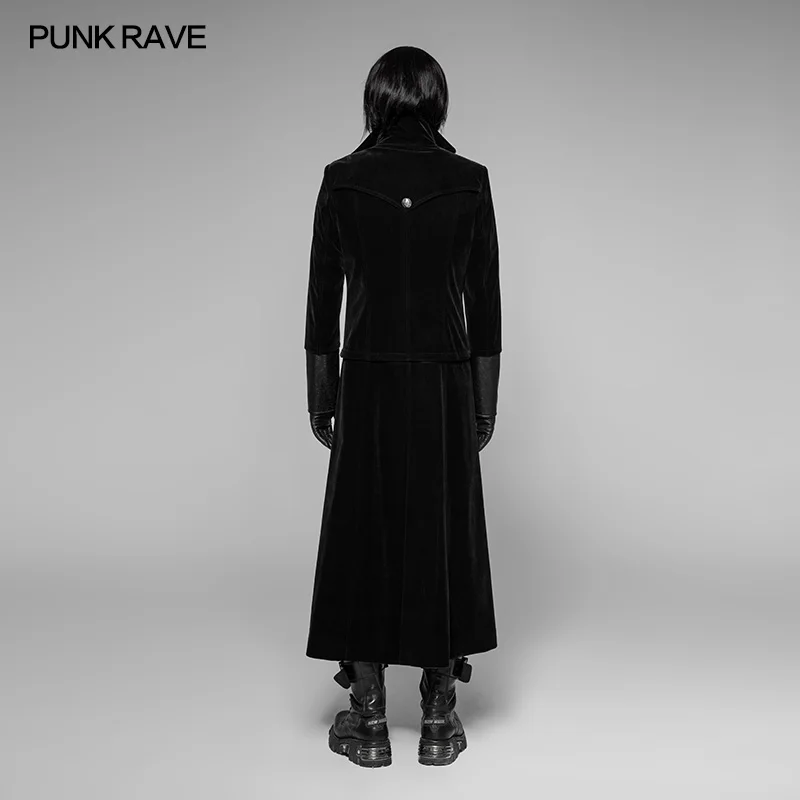 PUNK RAVE Men's Jackets and Coats Vintage Gothic Palace Jacket Coat Victorian Style Winter Long Stage Performance Costume | Мужская