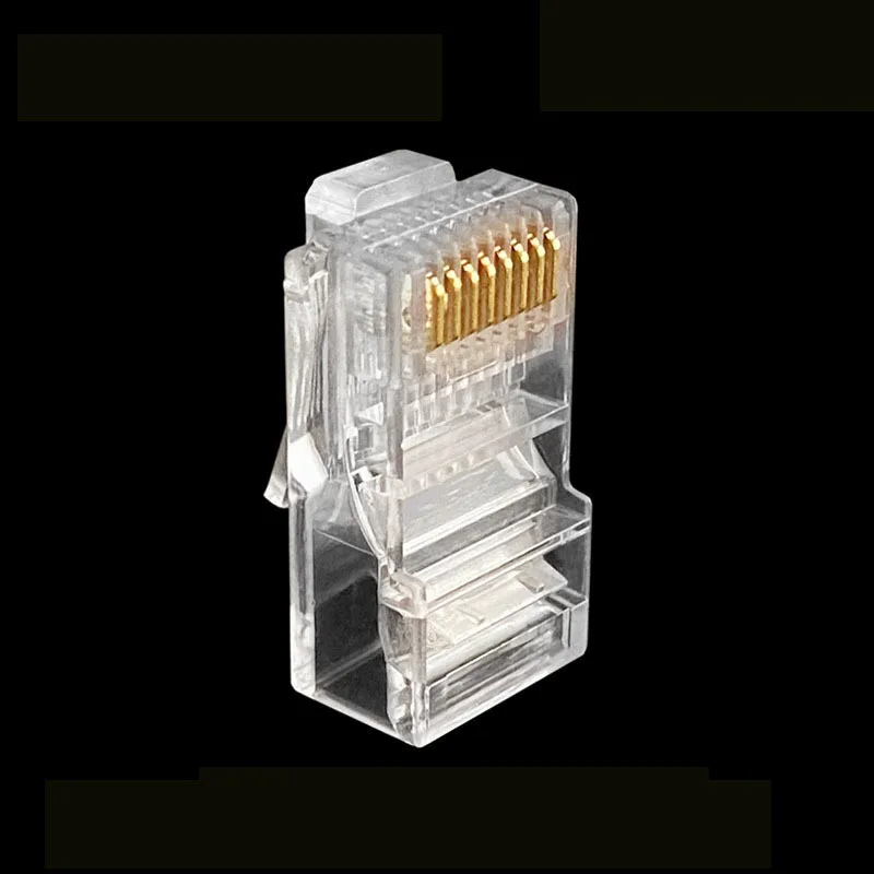 Сетевая модульная штепсельная вилка RJ45 10 20 40 шт. Разъем Cat5 CAT5e 8P8C utp