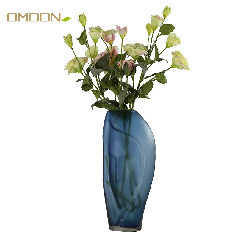 

Стеклянная ваза, декоративная ваза для дома, декоративная настольная ваза с цветами для украшения комнаты