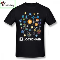 blockchain bitcoin litecoin ripple ethereum cryptocurrency t shirt for men popular tee christmas gift tshirt cotton