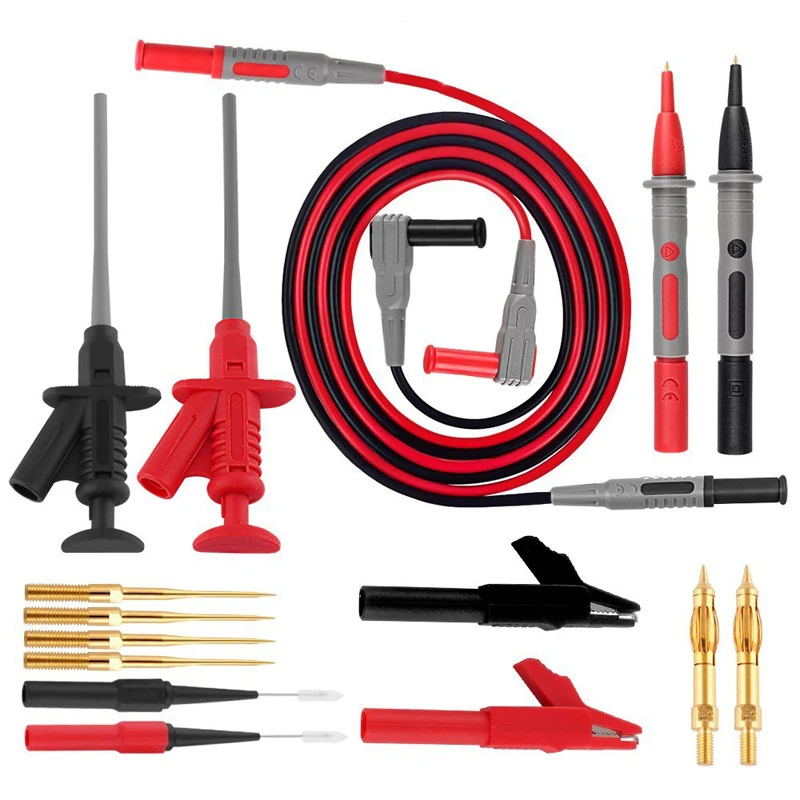 BMBY-Auto Repair Tool Multimeter Meter Pen Line Test Kit Digital Lead With Alligator Clip Multi-Function Prob | Инструменты