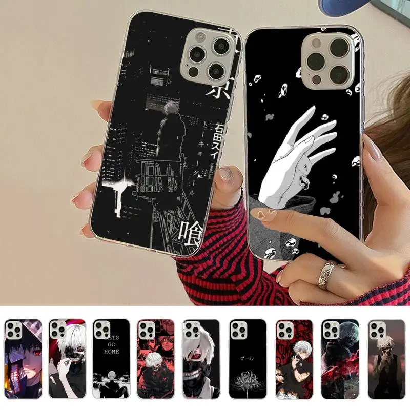 

Japan Anime Tokyo Ghoul Phone Case for iPhone 11 12 13 mini pro XS MAX 8 7 6 6S Plus X 5S SE 2020 XR cover