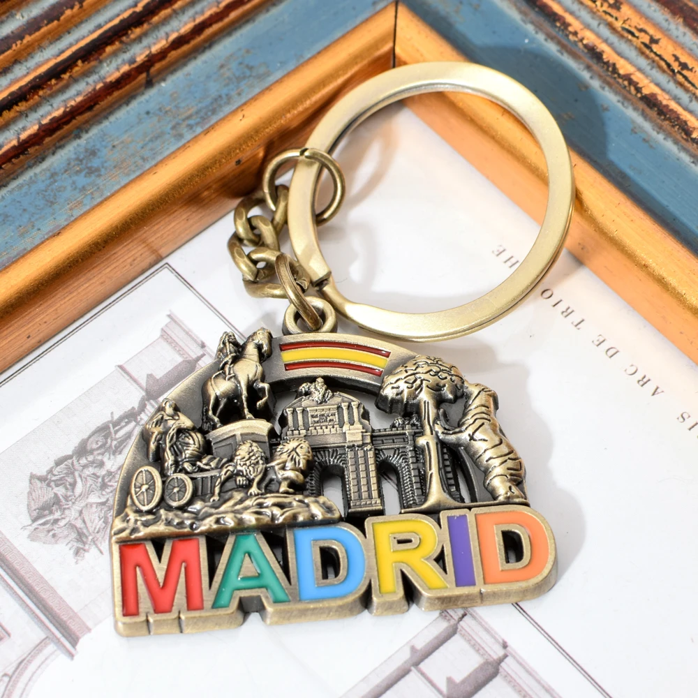 Новинка сувенирный брелок Vicney для путешествий в Испании цветной винтажный