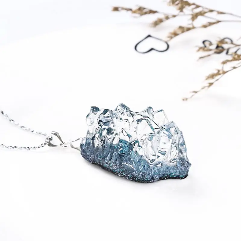 Горячая DIY Натуральный Druzy драгоценный камень смола форма кварца рок кластер