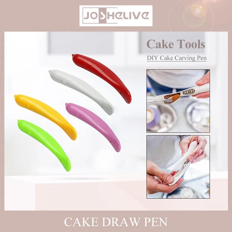 Coffee Drawing Pen Electrical Creative Coffee Stencils Cake Spice Cappuccino Decoration Pen Baking Pastry Tools