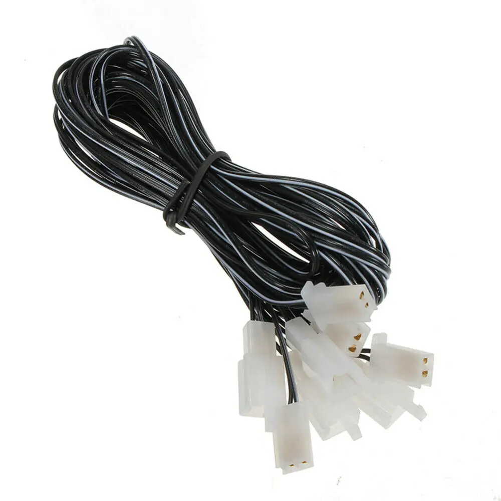 

White 18 X LED Emergency Vehicle Strobe Lights For Front Grille Deck 3LED Strobe Blinker Flash Light