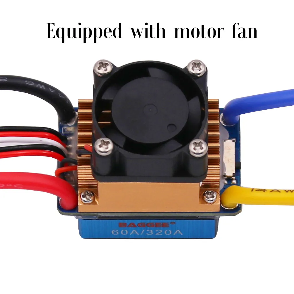 

540 27T/16800kv 60A/320A ESC 1/10 RC Car Truck