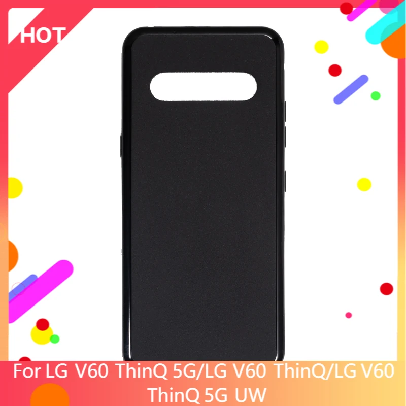 V60 ThinQ 5G чехол Матовая Мягкая силиконовая задняя накладка из ТПУ для LG UW телефона