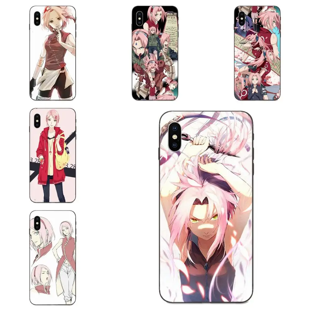 Мягкий чехол с рисунком для телефона Haruno Sakura Naruto Shippuden Xiaomi Redmi Mi Note 2 3S 8 9 Lite SE