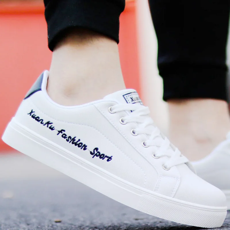 

Men Sneakers 2021 Men's Sneakers Fashion Men Casual Shoes Non-slip White Sneakers Men Soft Flat Shoes Men White Shoes